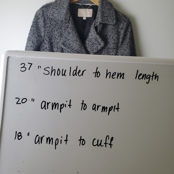 Banana Republic Recycled Wool Pea Coat Size M - Picture 11 of 11